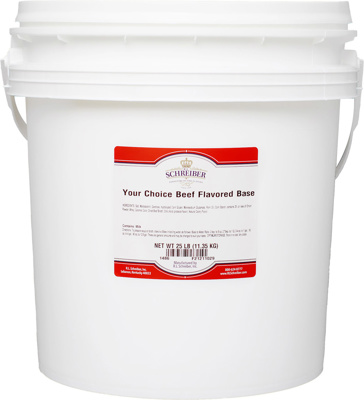 BEEF BASE YOUR CHOICE 25# PAIL